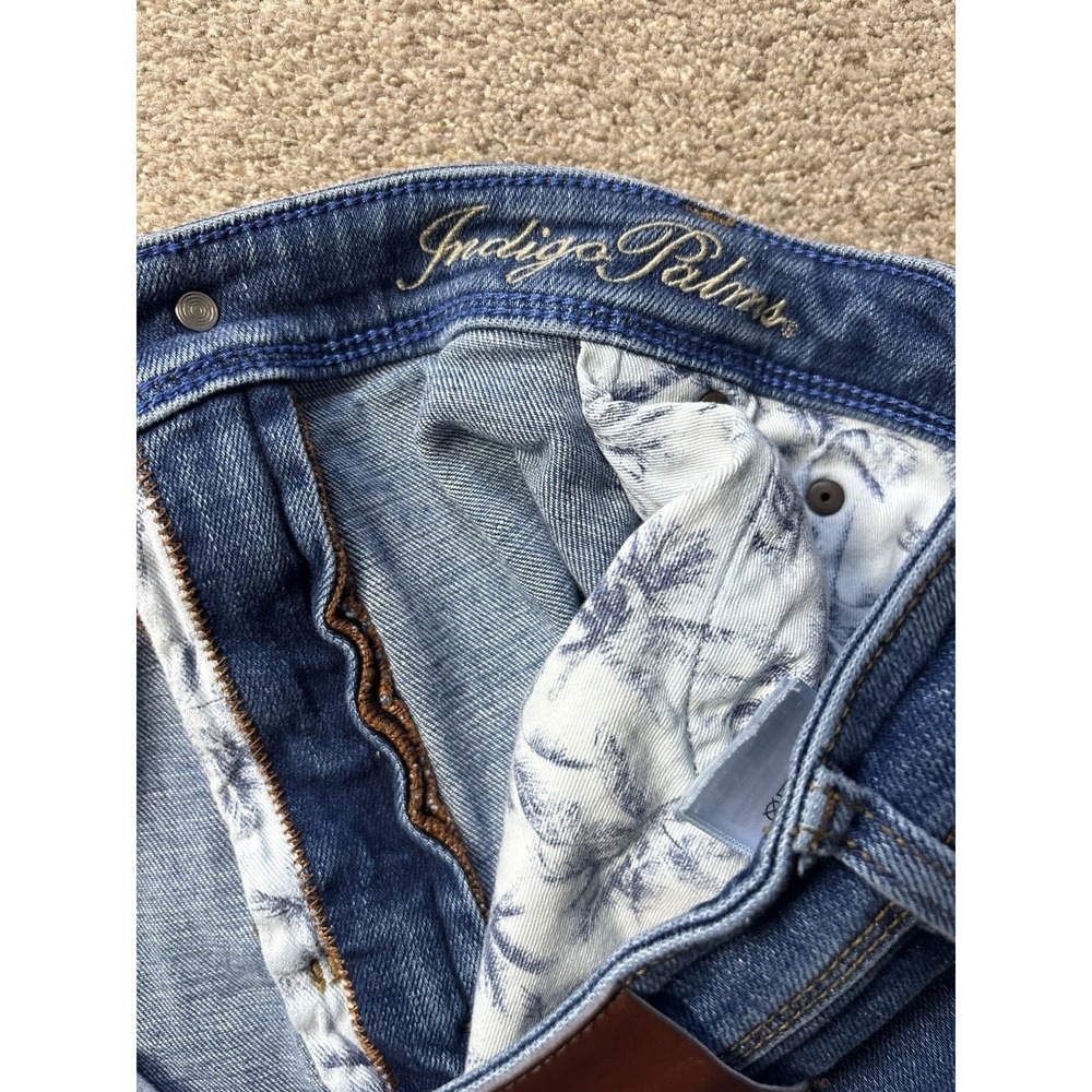 Tommy Bahama Indigo Palms Blue Jeans Men's 42x30 Classic Fit Light Washed Denim - Picture 3 of 10